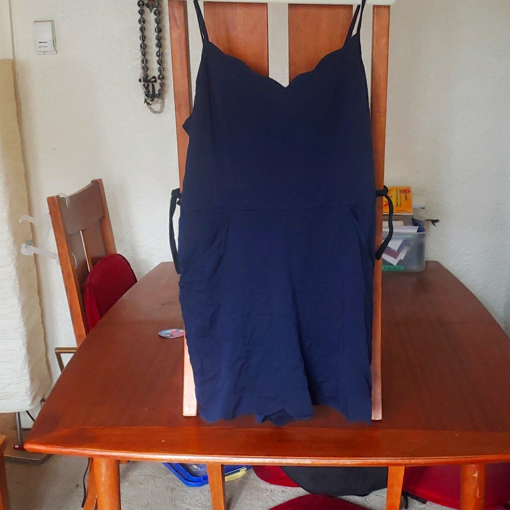 Navy Romper (shorts)